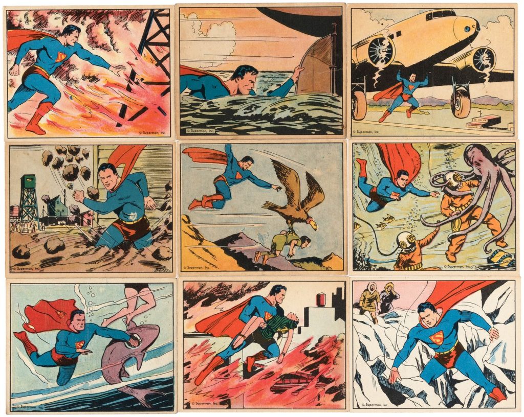 1940 superman gum cards