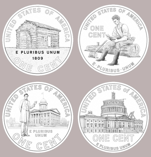 New Lincoln Pennies - Penny designs