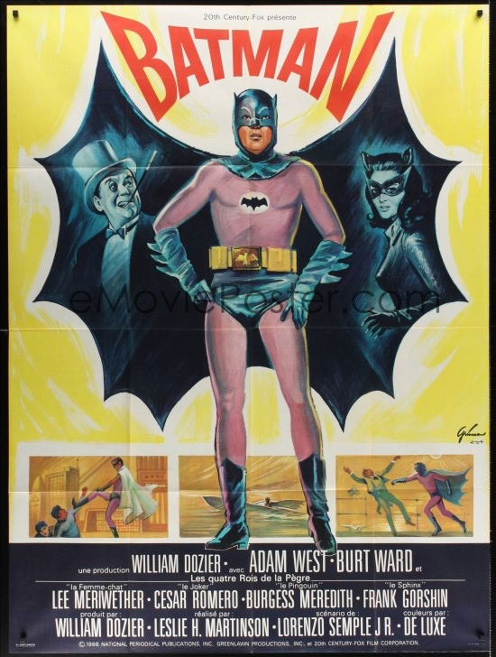 BATMAN 1966 11x17 Framed Movie Poster by Wallspace