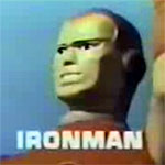 Iron Man featured in a vintage Mego TV commercial