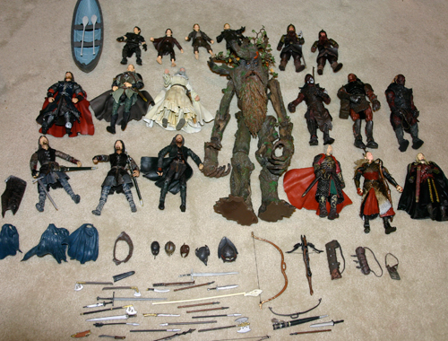 lord of the rings action figures set