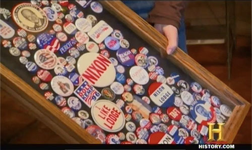 American Pickers political buttons