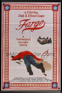 Original one sheet movie poster for Fargo