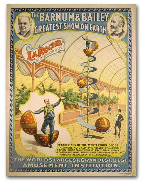 barnum and bailey vintage circus poster