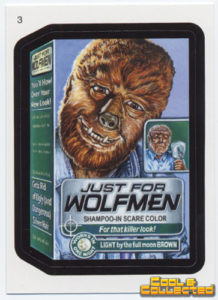 wacky packages series 7 - Wolfman sticker