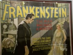 hollywood treasure - Frankenstein 6-sheet movie poster