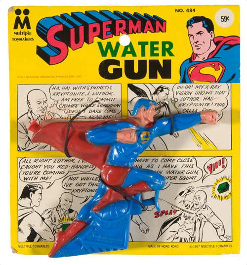 hakes superman squirt gun