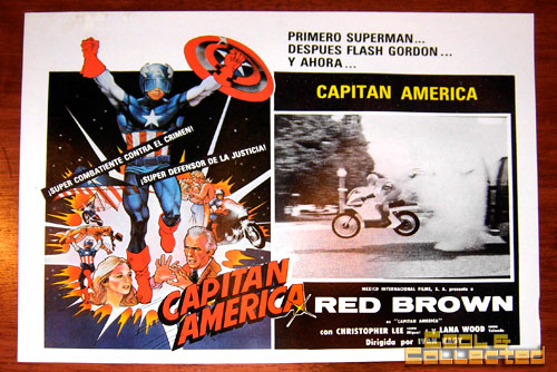 captain america movie poster 1970's