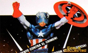 captain america movie poster 1970's
