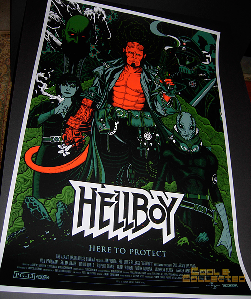 mondo hellboy poster - Guillermo Del Toro