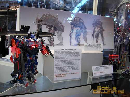 Transformers exhibit at the Smithsonian Air and Space Museum Annex