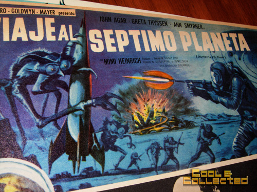 vintage mexican sci-fi movie lobby card 