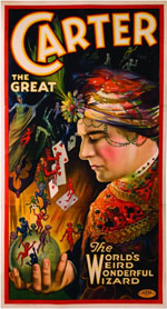 carter the great magic poster