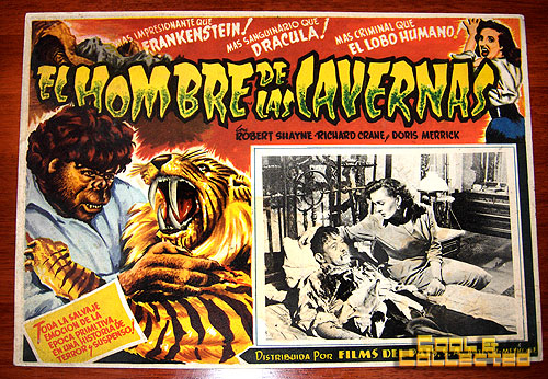 monster movie Mexican lobby card 