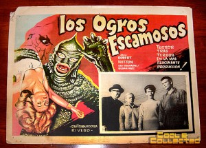 monster movie Mexican lobby card