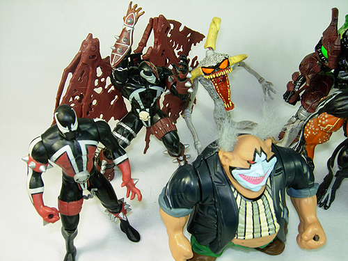Collection of McFarlane Spawn action figures for sale