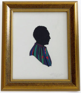 Olly Moss papercut of Cliff Huxtable