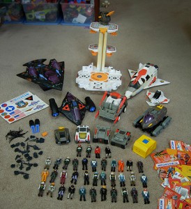 collection of Starcom toys