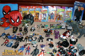 xmen action figures and spiderman toys