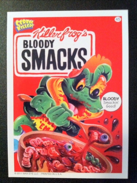 Cereal Killers trading cards by Joe Smiko