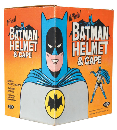 batman helmet and cape