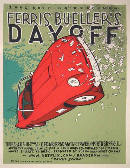 Mondo Ferris Bueller's Day Off poster by Jay Ryan