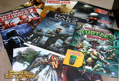 yard sale finds - video game posters