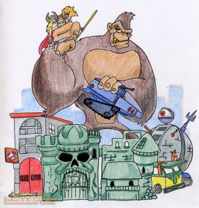 King Kong artwork by Tom Krohne