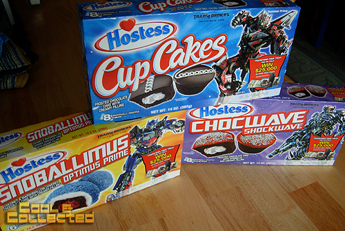 hostess transformers snacks and cupcakes