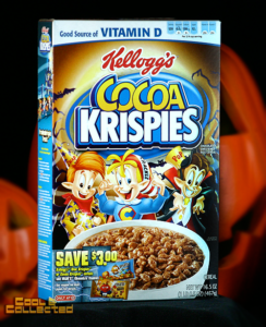 halloween rice krispies cereal box