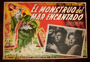 Mexican lobby card for the Creature from the Haunted Sea