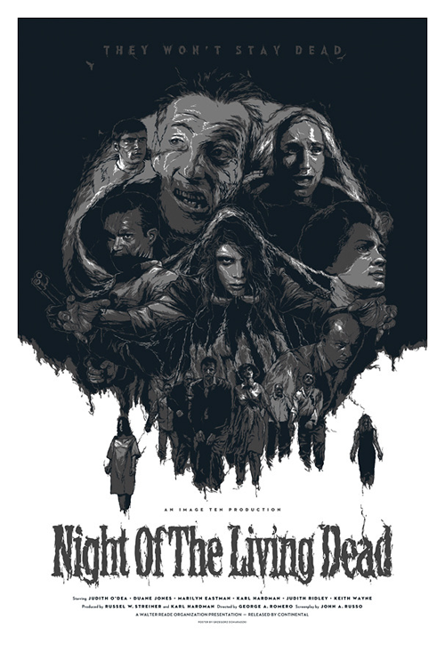 Grzegorz Domaradzki's Night of the Living Dead poster 