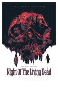 night of the living dead poster by kyle kargov