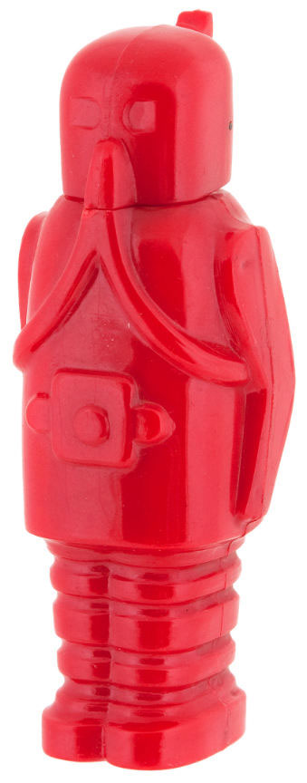 PEZ SPACE TROOPER IN RED.
