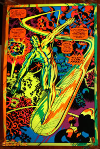 marvel third eye poster blacklight silver surfer