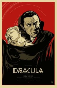 martin ansin dracula mondo poster print