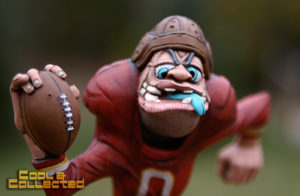 marx nutty mads end zone football player closeup detail