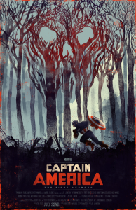 captain america poster by kevin howdeshell