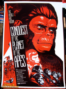 Mondo Conquest of the Planet of the Apes poster by Phantom City Creative