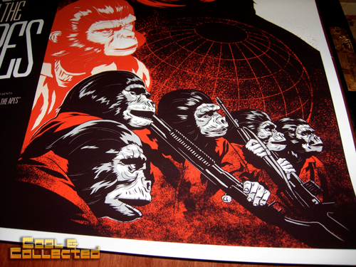 Mondo Conquest of the Planet of the Apes poster by Phantom City Creative