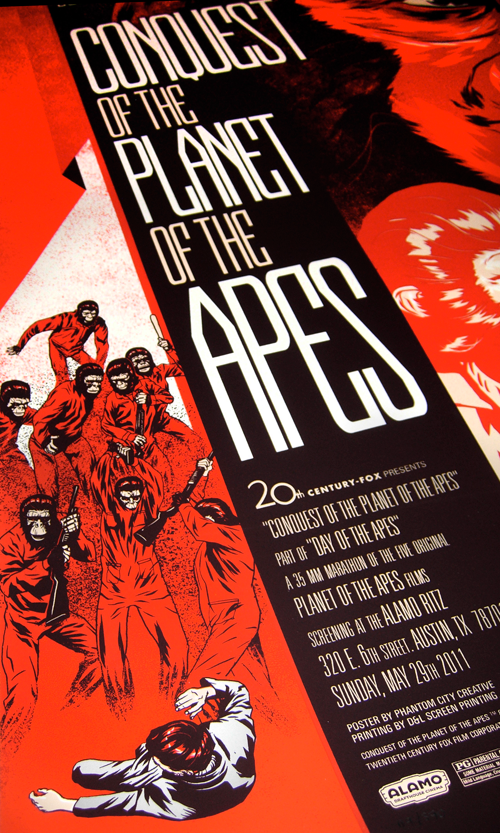 Mondo Conquest of the Planet of the Apes poster by Phantom City Creative