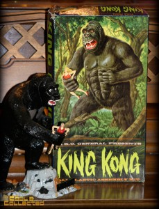 vintage 1964 aurora king kong model kit