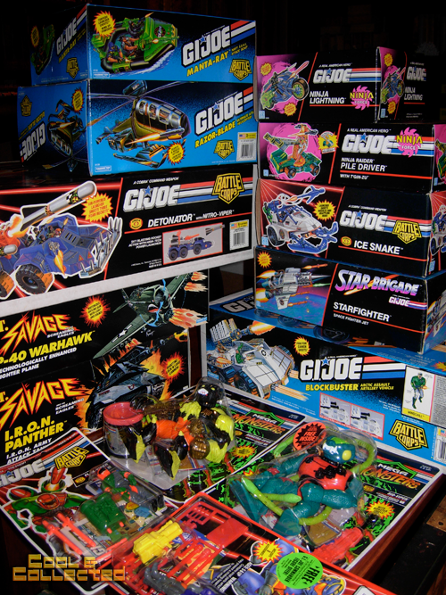 G.I. Joe action figures and vehicles collection