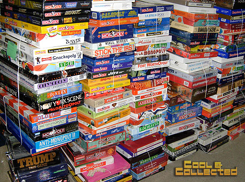 huge monopoly board game collection 