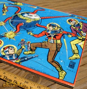 Vintage Buck Rogers frame tray puzzle - John F. Dille 1952