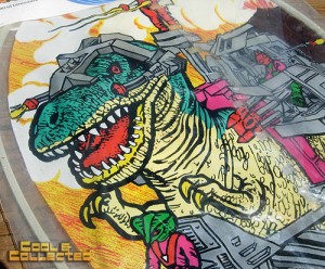 1980s Dinoriders kite