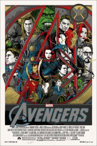 mondo avengers poster by tyler stout