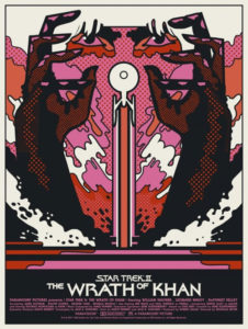 Mondo Star Trek - Wrath of Khan movie poster