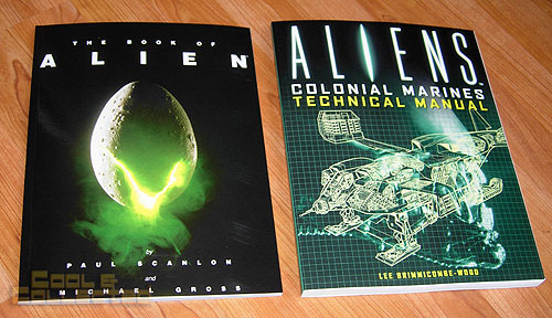 Alien and Aliens books from Titan Publishing