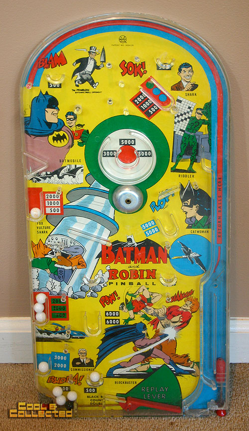 marx 1966 batman pinball bagatelle 